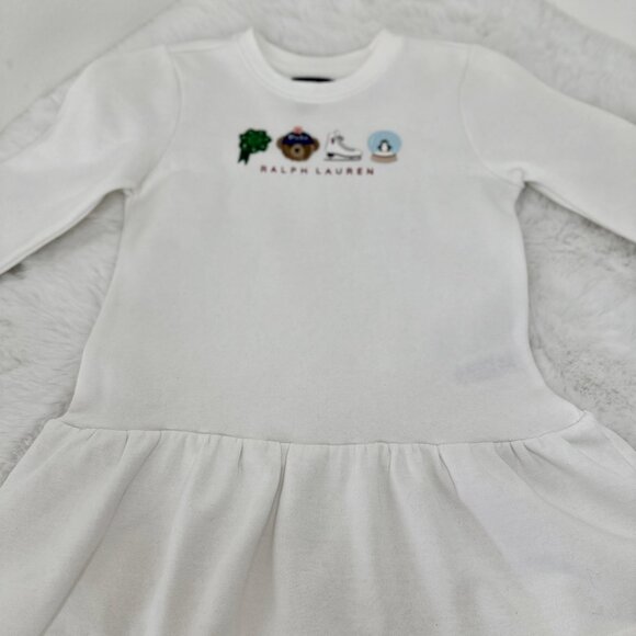 POLO RALPH LAUREN Other - Polo Ralph Lauren Girls Long-Sleeve Sweatshirt Dress
